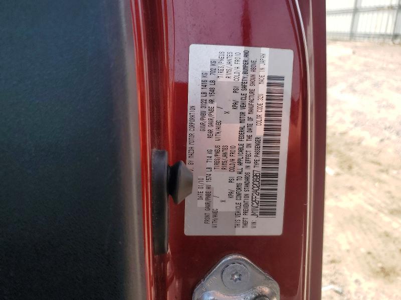 50311806 :رقم المزاد ، JM1NC2FF2A0208967 vin ، 2010 Mazda Mx-5 Miata مزاد بيع