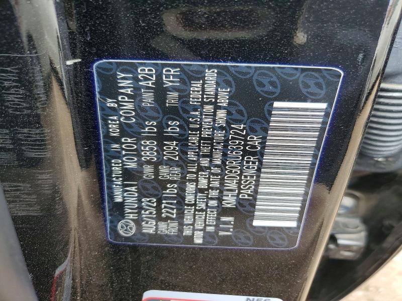 48547766 :رقم المزاد ، KMHLM4DG0RU639724 vin ، 2024 Hyundai Elantra مزاد بيع