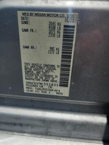 Продаж на аукціоні авто 2021 Nissan Leaf, vin: 1N4AZ1CV7MC551835, номер лоту: 51464966