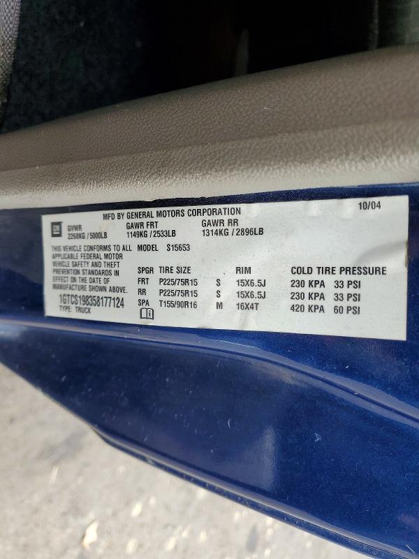 Продаж на аукціоні авто 2005 Gmc Canyon, vin: 1GTCS198358177124, номер лоту: 48529556