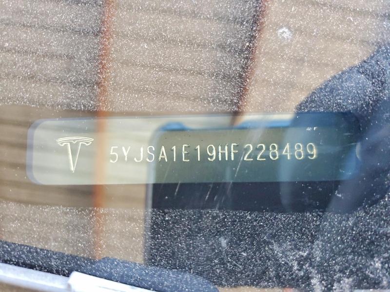 Продаж на аукціоні авто 2017 Tesla Model S, vin: 5YJSA1E19HF228489, номер лоту: 50662356