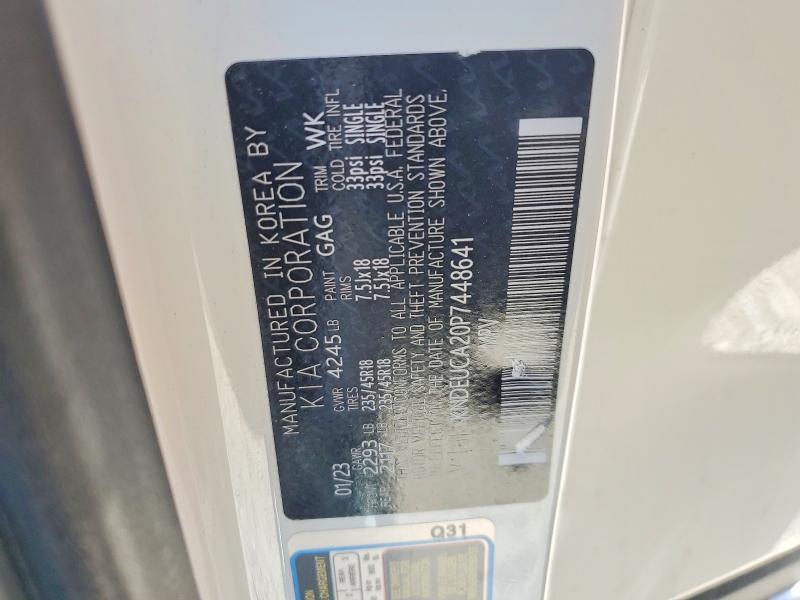 Aukcja sprzedaży 2023 Kia Seltos, vin: KNDEUCA20P7448641, numer aukcji: 50744386