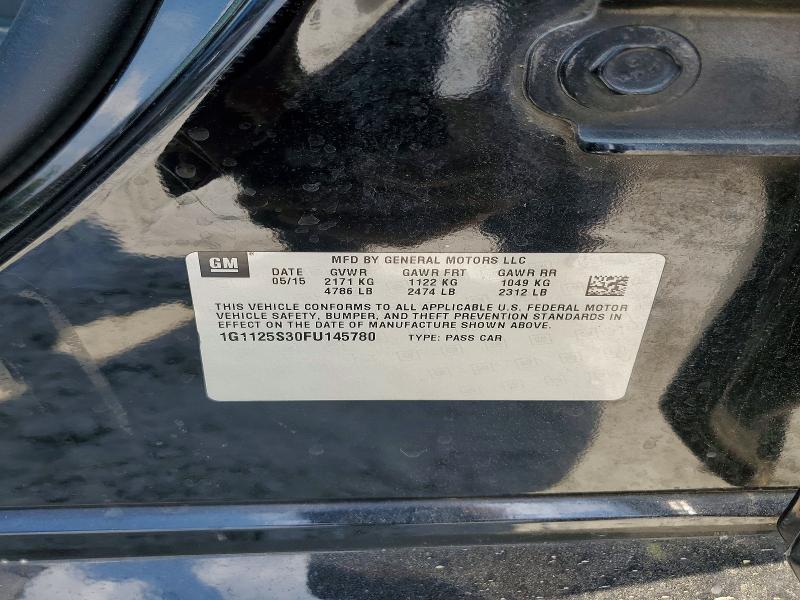 Продаж на аукціоні авто 2015 Chevrolet Impala, vin: 1G1125S30FU145780, номер лоту: 50730696