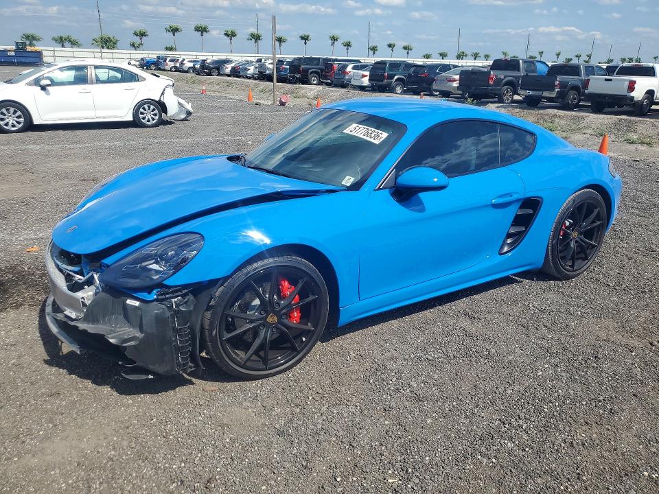 Auction sale of the 2022 Porsche Cayman, vin: WP0AB2A86NS263328, lot number: 51776836