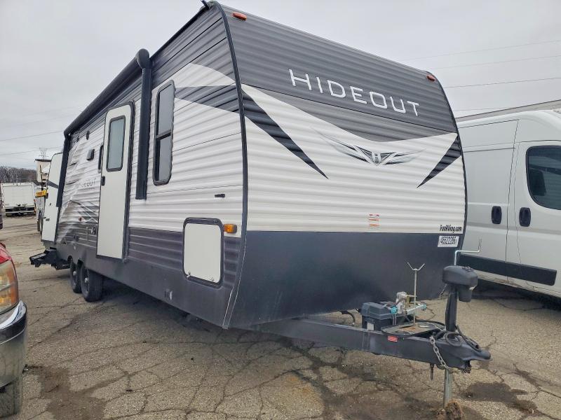 46522286 :رقم المزاد ، 4YDT2722XM7245302 vin ، 2021 Keystone Hideout مزاد بيع