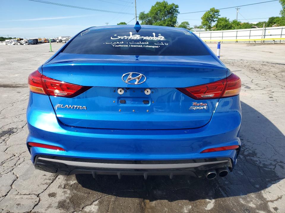 52088726 :رقم المزاد ، KMHD04LB1HU330719 vin ، 2017 Hyundai Elantra مزاد بيع