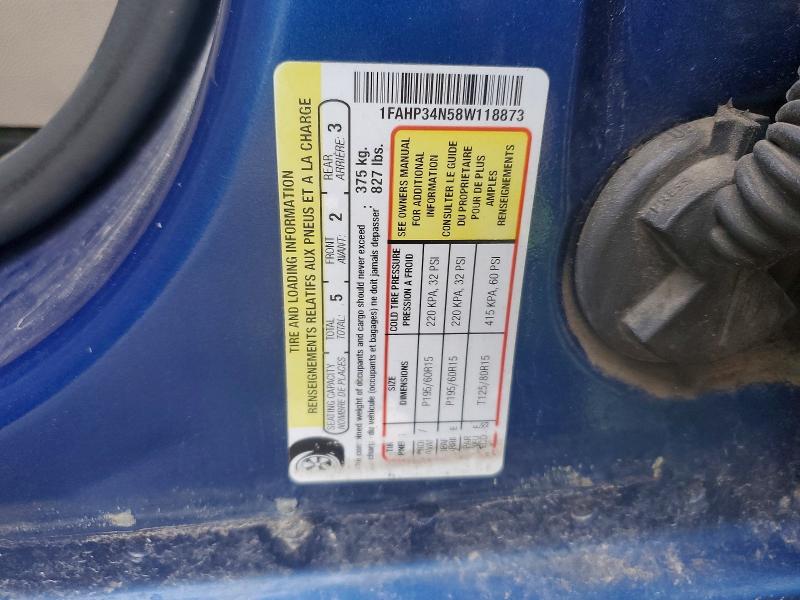Aukcja sprzedaży 2008 Ford Focus, vin: 1FAHP34N58W118873, numer aukcji: 51280306