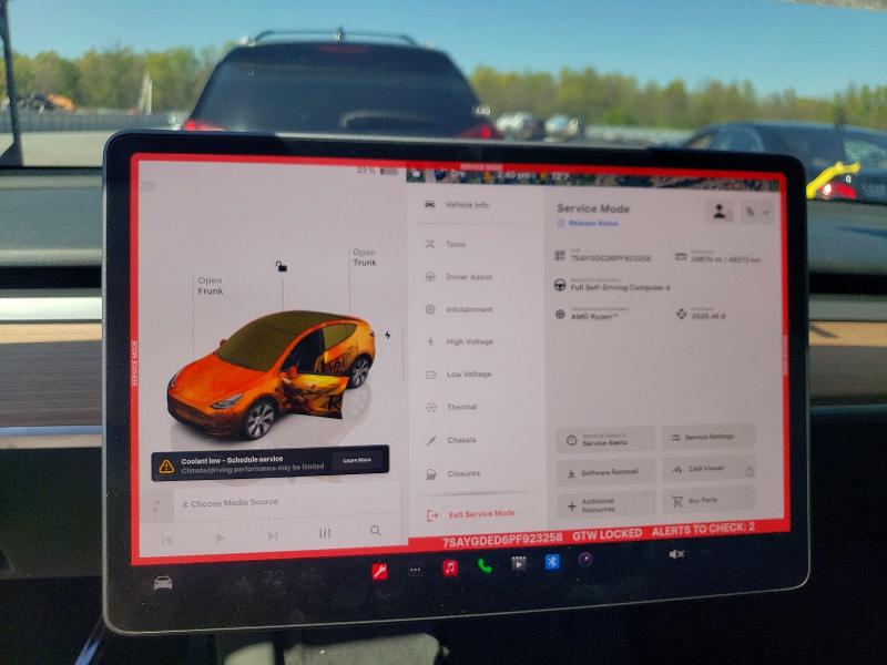 51254966 :رقم المزاد ، 7SAYGDED6PF923258 vin ، 2023 Tesla Model Y مزاد بيع