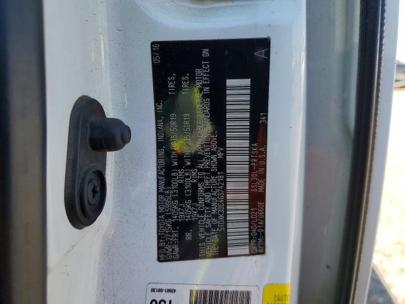 Продажа на аукционе авто 2016 Toyota Sienna, vin: 5TDXK3DC4GS742181, номер лота: 51125376