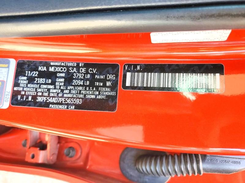 Продаж на аукціоні авто 2023 Kia Forte, vin: 3KPF54AD7PE565593, номер лоту: 50186756