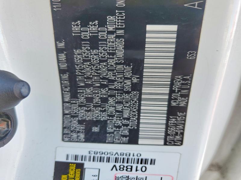 Продажа на аукционе авто 2005 Toyota Sienna, vin: 5TDZA23C45S254028, номер лота: 49174036