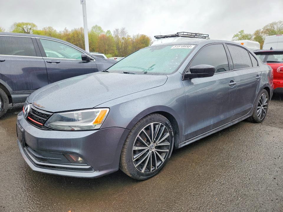 51518656 :رقم المزاد ، 3VWB17AJ3GM298117 vin ، 2016 Volkswagen Jetta مزاد بيع