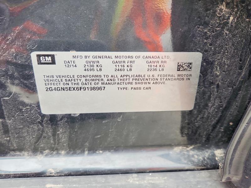 Продажа на аукционе авто 2015 Buick Regal, vin: 2G4GN5EX6F9198967, номер лота: 51524116