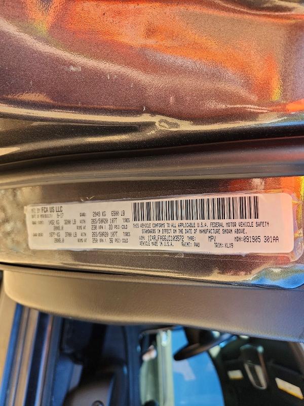 Aukcja sprzedaży 2018 Jeep Grand Cherokee, vin: 1C4RJFAG6JC103572, numer aukcji: 49380036
