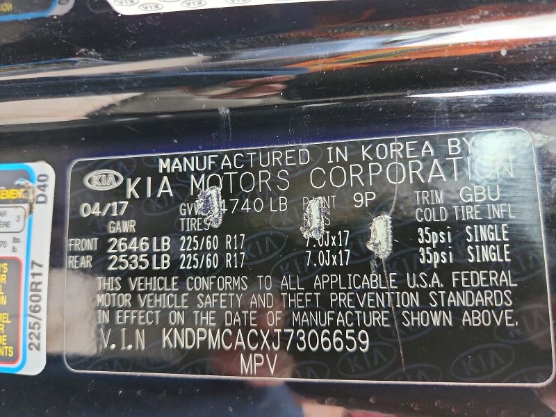 Продажа на аукционе авто 2018 Kia Sportage, vin: KNDPMCACXJ7306659, номер лота: 51374286