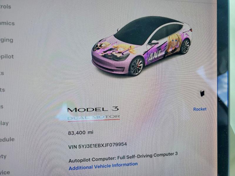 2018 Tesla Model 3 მანქანა იყიდება აუქციონზე, vin: 5YJ3E1EBXJF079954, აუქციონის ნომერი: 48017436