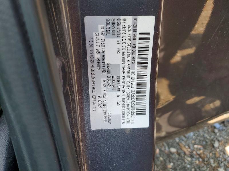 50928696 :رقم المزاد ، 3MZBM1M72GM329880 vin ، 2016 Mazda 3 4d S مزاد بيع