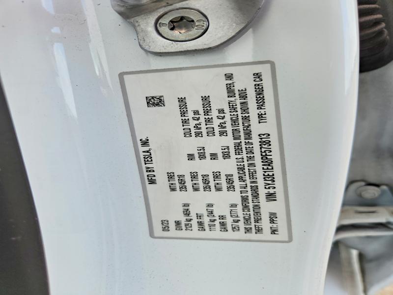 Aukcja sprzedaży 2023 Tesla Model 3, vin: 5YJ3E1EA8PF573813, numer aukcji: 48575626