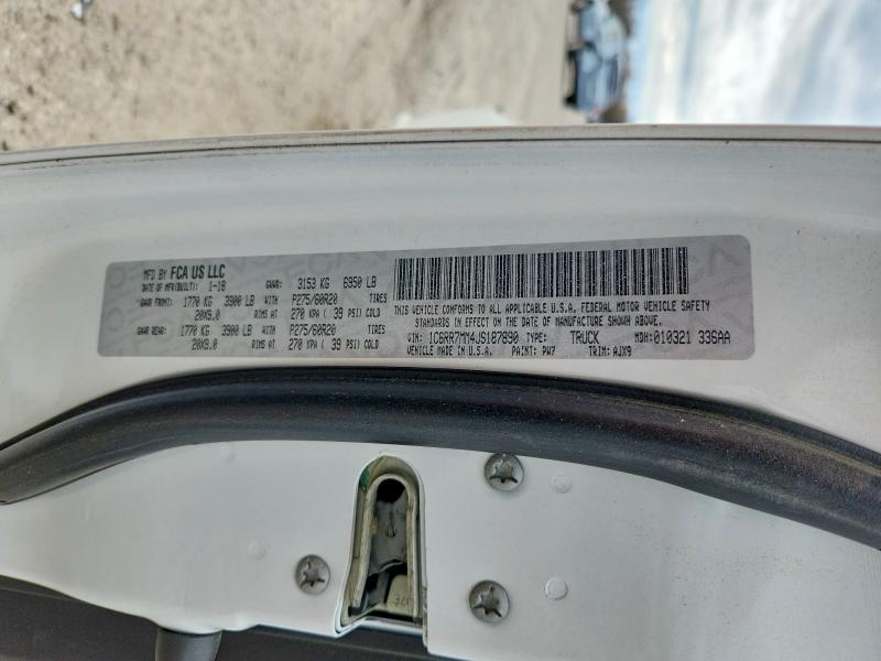 Продажа на аукционе авто 2018 Ram 1500, vin: 1C6RR7MM4JS187890, номер лота: 49736016