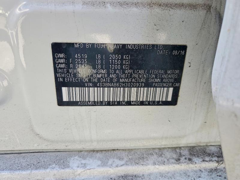 Продаж на аукціоні авто 2017 Subaru Legacy, vin: 4S3BNAB62H3020939, номер лоту: 48916206