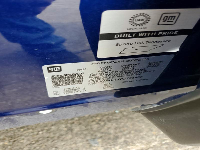 49767386 :رقم المزاد ، 1GKKNRL4XPZ251857 vin ، 2023 Gmc Acadia مزاد بيع