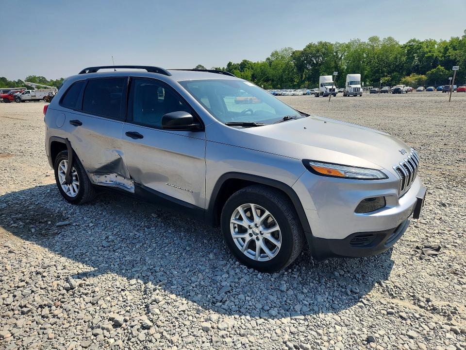 2016 Jeep Cherokee მანქანა იყიდება აუქციონზე, vin: 1C4PJLAB2GW346622, აუქციონის ნომერი: 51111136