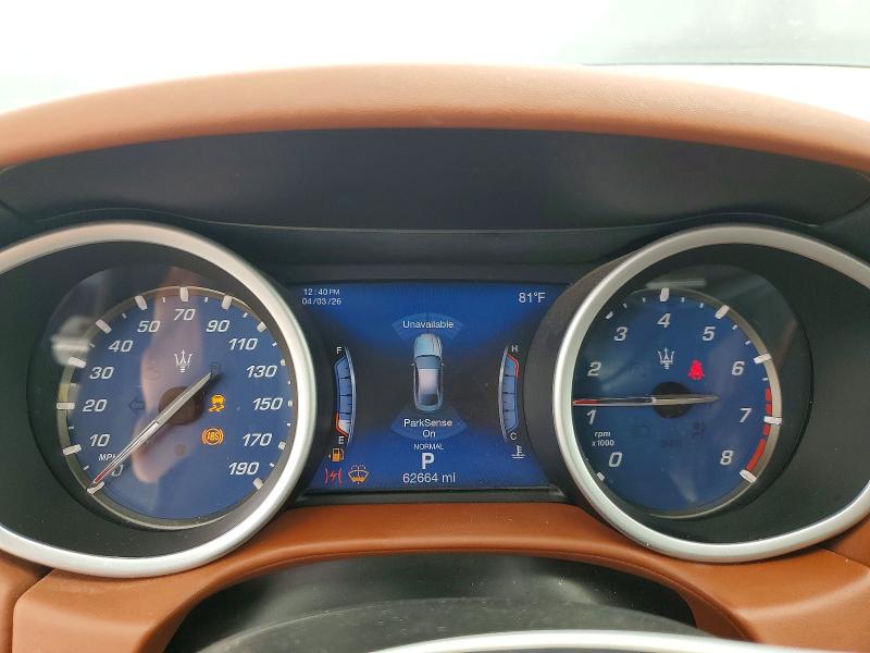 Продажа на аукционе авто 2019 Maserati Ghibli, vin: ZAM57YTL7K1319118, номер лота: 42081066