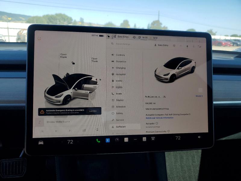 Продажа на аукционе авто 2023 Tesla Model 3, vin: 5YJ3E1EA1PF577704, номер лота: 50177756