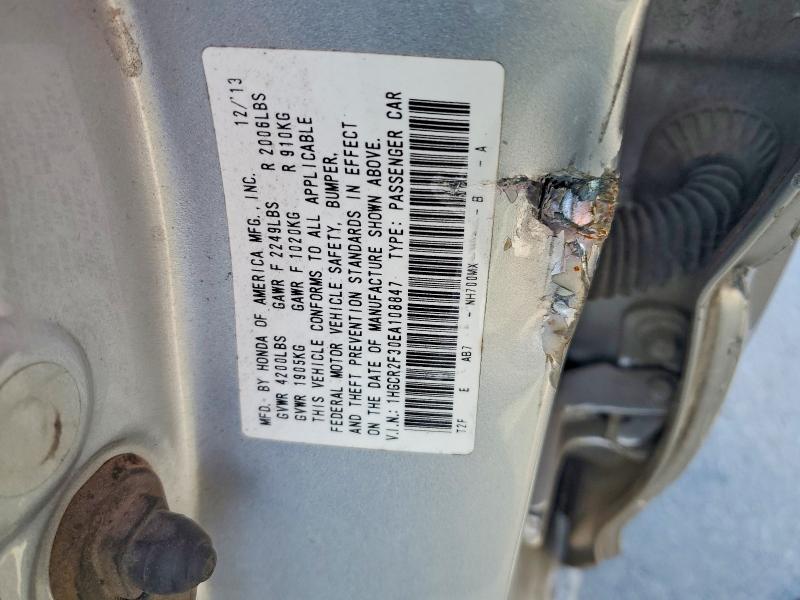 Aukcja sprzedaży 2014 Honda Accord, vin: 1HGCR2F30EA108847, numer aukcji: 50904636