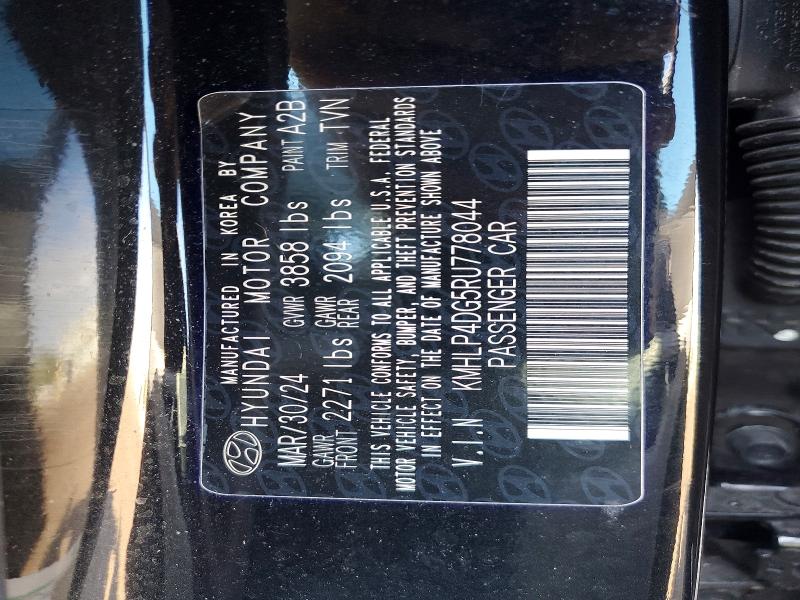 2024 Hyundai Elantra მანქანა იყიდება აუქციონზე, vin: KMHLP4DG5RU778044, აუქციონის ნომერი: 51836916