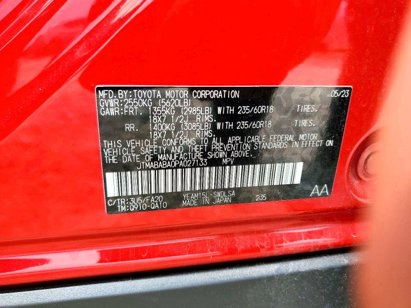Aukcja sprzedaży 2023 Subaru Solterra, vin: JTMABABA0PA027133, numer aukcji: 50618526