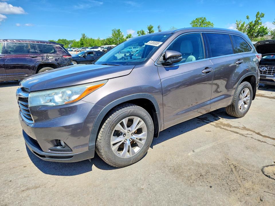 Продажа на аукционе авто 2015 Toyota Highlander, vin: 5TDJKRFH0FS224522, номер лота: 51309306