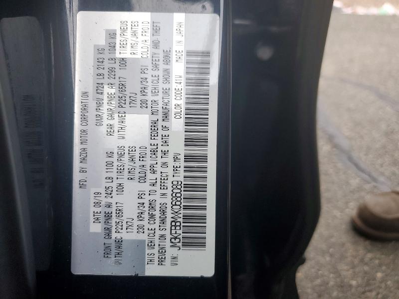 Aukcja sprzedaży 2019 Mazda Cx-5, vin: JM3KFBBMXK0686089, numer aukcji: 47714546