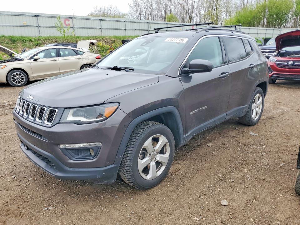 2018 Jeep Compass მანქანა იყიდება აუქციონზე, vin: 3C4NJDBB7JT392455, აუქციონის ნომერი: 51277386