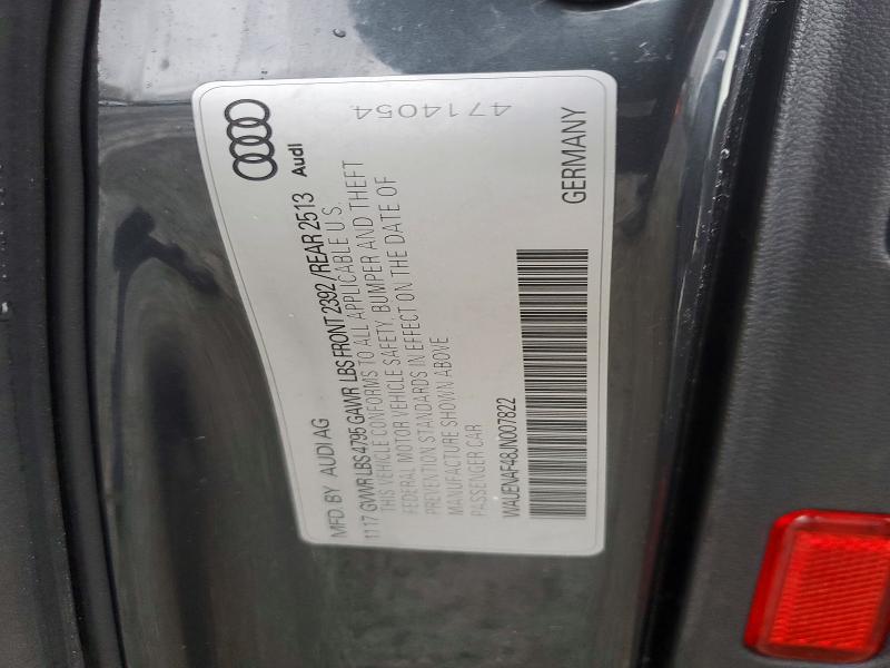 Продаж на аукціоні авто 2018 Audi A4, vin: WAUENAF48JN007822, номер лоту: 48022406