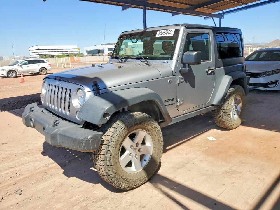 50000646 :رقم المزاد ، 1C4AJWAG4FL581543 vin ، 2015 Jeep Wrangler مزاد بيع