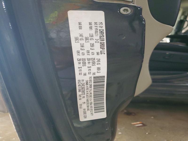 Продаж на аукціоні авто 2012 Chrysler Town & Country, vin: 2C4RC1BG6CR305723, номер лоту: 49541526