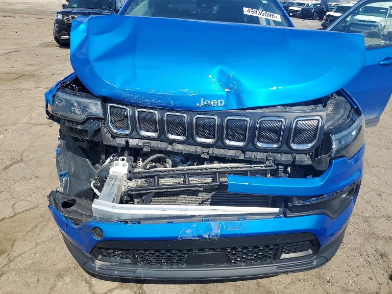 49836096 :رقم المزاد ، 3C4NJCBB3NT229737 vin ، 2022 Jeep Compass مزاد بيع