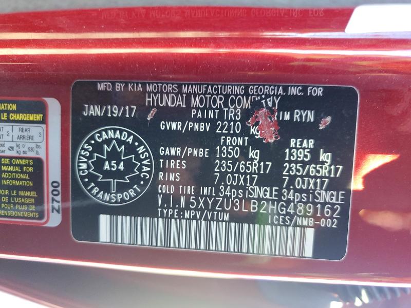 Aukcja sprzedaży 2017 Hyundai Santa Fe Sport, vin: 5XYZU3LB2HG489162, numer aukcji: 50951906