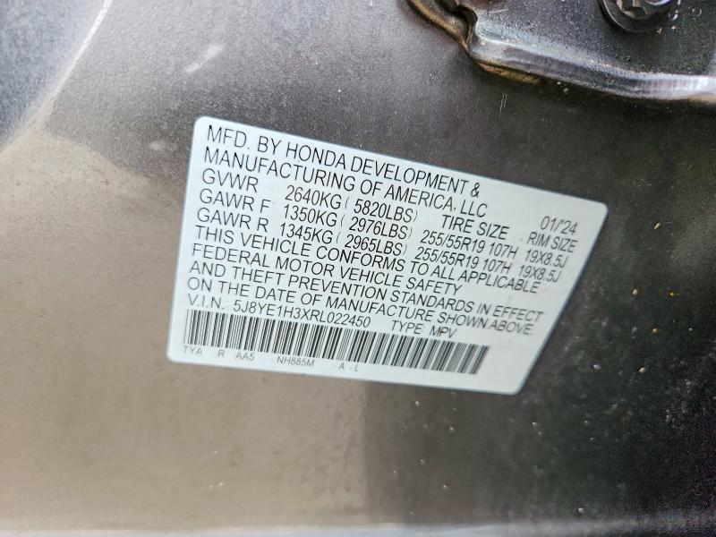 Продаж на аукціоні авто 2024 Acura Mdx, vin: 5J8YE1H3XRL022450, номер лоту: 49154706