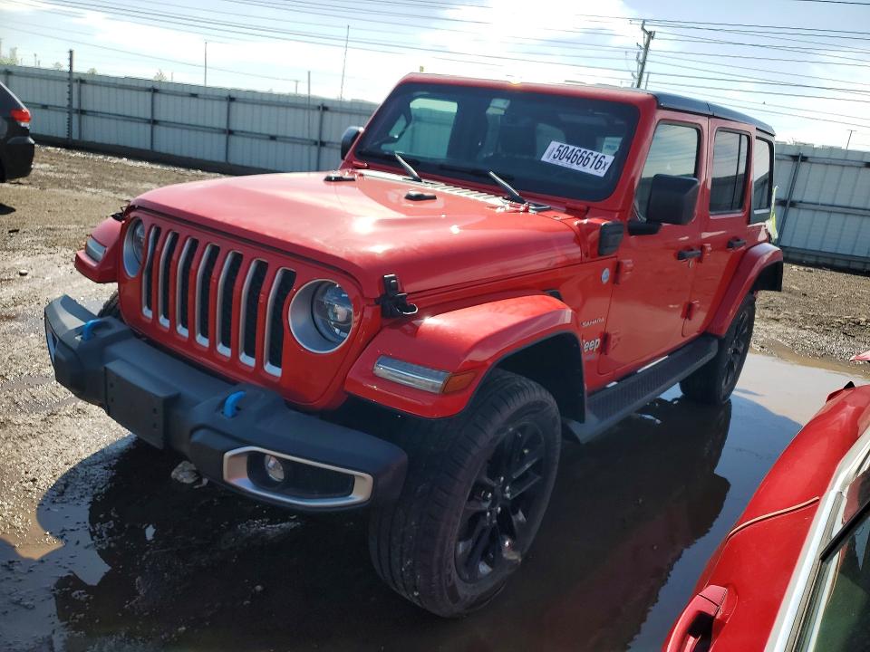 50466616 :رقم المزاد ، 1C4JJXP69NW274824 vin ، 2022 Jeep Wrangler Unlimited مزاد بيع