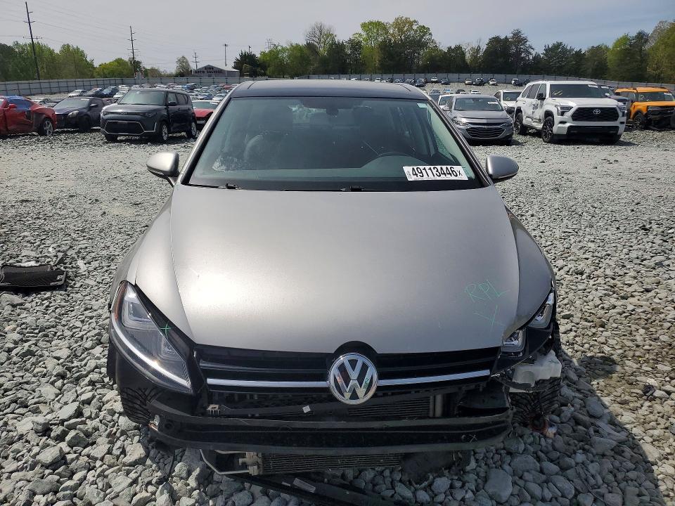 49113446 :رقم المزاد ، 3VWRA7AU3FM097390 vin ، 2015 Volkswagen Golf مزاد بيع