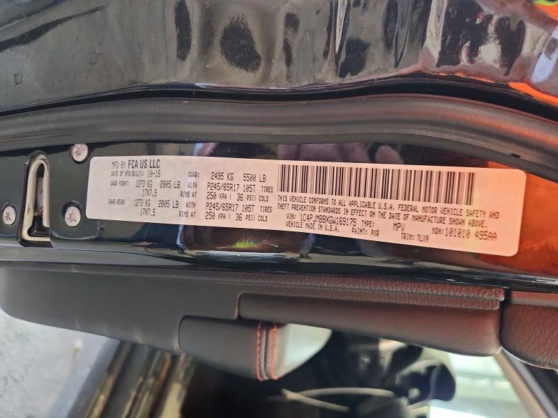 Продажа на аукционе авто 2016 Jeep Cherokee, vin: 1C4PJMBBXGW169175, номер лота: 51458236
