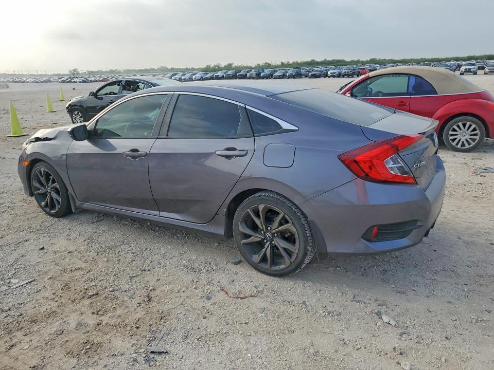 50525216 :رقم المزاد ، 19XFC2F84LE010052 vin ، 2020 Honda Civic مزاد بيع