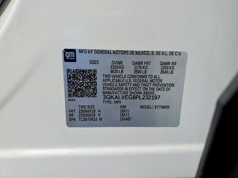 Aukcja sprzedaży 2023 Gmc Terrain, vin: 3GKALVEG8PL232197, numer aukcji: 51080786