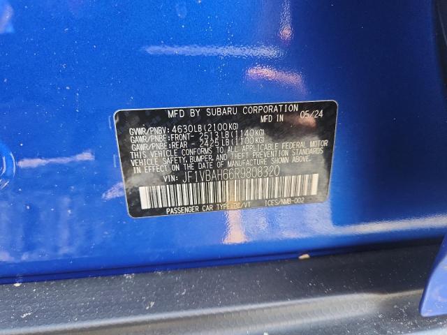 Aukcja sprzedaży 2024 Subaru Wrx, vin: JF1VBAH66R9808320, numer aukcji: 50848206