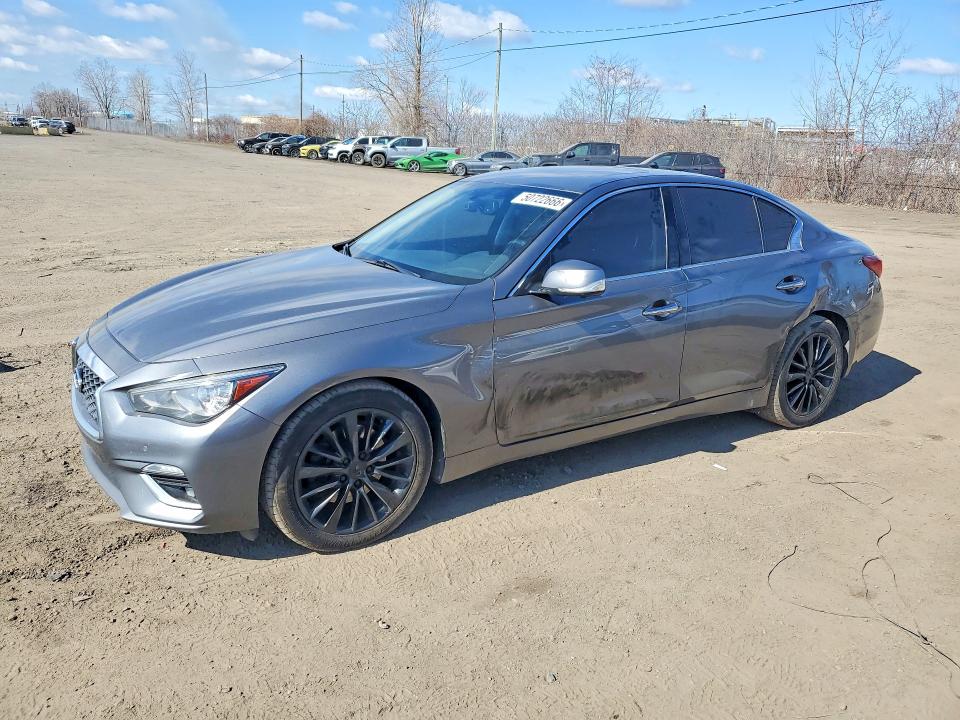2022 Infiniti Q50 მანქანა იყიდება აუქციონზე, vin: JN1EV7BR7NM341345, აუქციონის ნომერი: 50722666