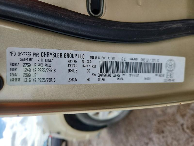 49270806 :رقم المزاد ، 3D4PG4FB4BT566410 vin ، 2011 Dodge Journey مزاد بيع
