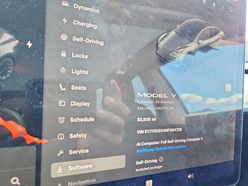 Продаж на аукціоні авто 2021 Tesla Model Y, vin: 5YJYGDEE4MF084728, номер лоту: 49685346