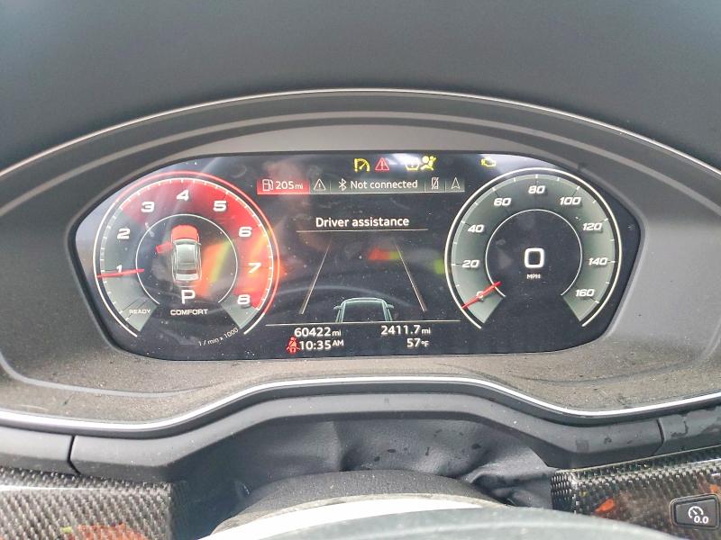 2022 Audi S4 მანქანა იყიდება აუქციონზე, vin: WAUB4AF46NA036271, აუქციონის ნომერი: 48455166